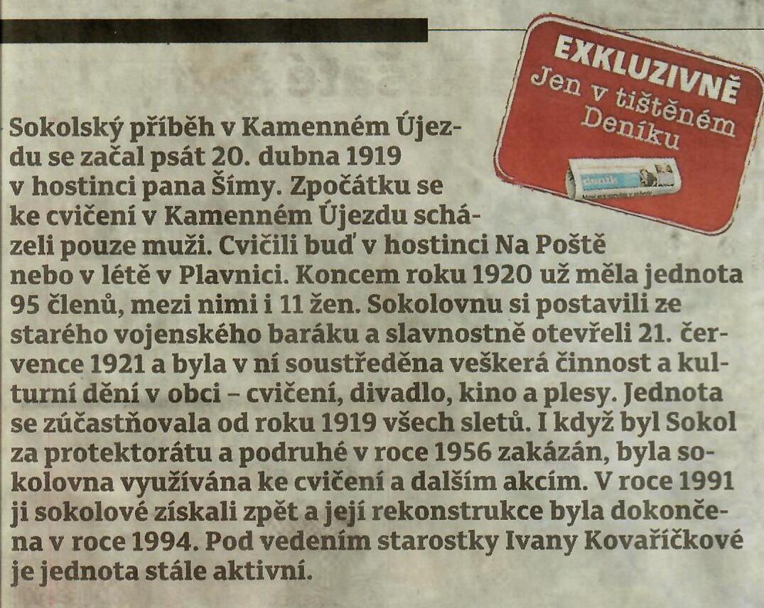 T. J. Sokol Kamenný Újezd