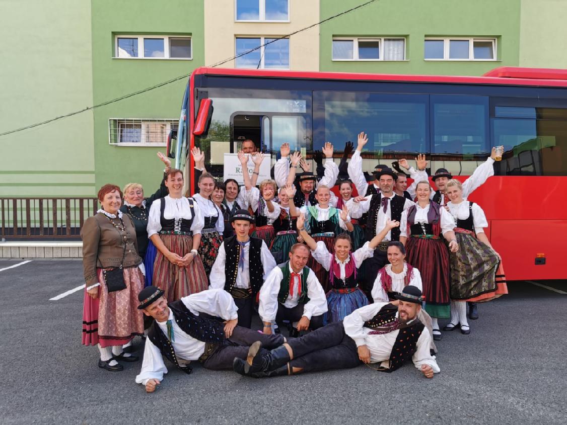 Folklórní soubor Radost  zúčastnil na Mezinárodního folklórním festivalu v Šumperku.