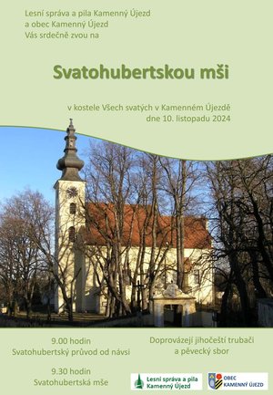 Hubertská mše 2024 - pozvánka