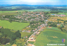 Letecký snímek Kamenný Újezd